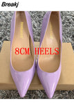 2023 New Women Pumps Patent Leather High Heels Shoes Fashion Office Shoes Stiletto Party Shoes Female Comfort Women