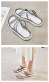 Plus Thicken Sandals Slip on Woman Croc Anti-Skid Hole Jelly Shoes Flat Garden Beach Plus Size Sandalias De Verano Para