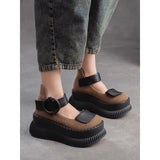 Bottom Muffin Increase Round Head Fashion All Comfortable Non-slip Breathable Sports Wear-resistant Women's Single