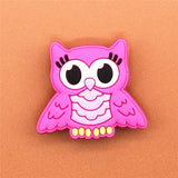 Sale 1pc Pets Series PVC Shoe Charms Cute Dog/Fish/Owl Shoe Accessories Shoe Buckle Decorations Fit Croc JIBZ Kid's