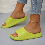 Women's Platform Cloud Slippers Eva Soft Sole Pillow Slides Woman Non Slip Bathroom Home Slippers Women Summer Beach Flip