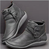 2019 Booties Woman Lace Ankle Boots Suede Stitching Boots Short Arch Support Comfortable Soft Bottom Female Boot Big Size