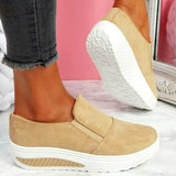Women Sneakers Slip On Platform Shoes For Women Sport Zapatillas Mujer Casual Loafers With Heels Sports Shoes Vulcanized