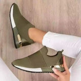 Women Loafers Spring Summer Espadrille Elastic Band Flat Shoes Female Casual Comfort Cloth Shoes Ladies Flats Plus