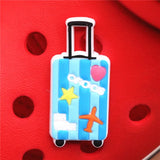 PVC Shoe Buckle Accessories Vacation Coconut Tree/Cactu Shoes Decoration Jibz for Croc Charms Bracelets Kids Gifts