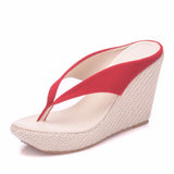 Beach Sandals Wedge Platform Thongs Slippers Flip Flops Summer Shose For Women Girls