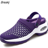 Women Casual Shoes Fashion Breathable Walking Mesh Lace Up Flat Shoes Sneakers Women 2019 Tenis Feminino White Vulcanized