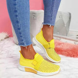 Casual Sneakers New Bling Rhinestone Ladies Shoes Slip On Comfortable Sole Running Walking Shoes Female Flat Mesh