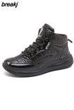 Women Plush Shoes Winter Boots Non-Slip Female Waterproof Outdoor Shoes Warm Sneaker Snow Boots Comfortable Plus 44
