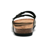 Summer Beach Camouflage Cork Slippers Casual Men Double Buckle Non-slip Clogs Slides Women Slip on Flip Flop