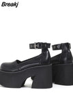 High Heels Women's Sandals 2023 Simply Style Roma Platform Sandals Round Toe Hollow Out Comfy Walking Ladies Shoes