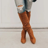 Knee-High Boots Lace Up Sexy High Heels Women Shoes Lace Up Winter Boots Warm Size New Fashion