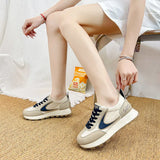 Breakj Korean Version Of Forrest Gump Shoes Women Spring 2025 New Student Running Sports Versatile Taller Dad Shoes