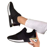 Women Loafers Spring Summer Espadrille Elastic Band Flat Shoes Female Casual Comfort Cloth Shoes Ladies Flats Plus