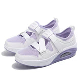 Breakj Summer New Air-To-Gases Hot Air Cushion Women's Single Shoes Thick-Soled Air Cushion Women's Casual Shoes Magic