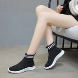 Women Sneakers Fashion Socks Shoes Casual Sneakers Summer knitted Vulcanized Shoes Women flats Trainers Tenis
