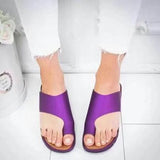 Breakj Women's Slope And Thick Bottom Clip Slippers Pure Color Fashion Slope And Slippers Women's Beach