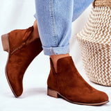 Women Boots Winter Retro Women Ankle Boots Leisure Leopard Ankle Boots Comfortable Ladies Shoes Plus Size Botas