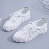 Breakj White Shoes Women 2025 Spring Model Autumn Women's Shoes Korean Version Ins Low Top Shoes Women Breathable Thick Platform Casual Single Shoes