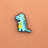 Sale 1pcs Shoe Charms Novel Dinosaur Shoe Accessories Cute Garden Shoe Decoration for croc jibz Buckle Kid's X-mas