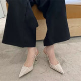 Breakj Fragrant High-Heeled Shoes Women 2025 New Summer Design Sense French Fashion Sandals Temperament Niche Single Shoes