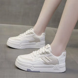 Shoes Women Fall 2024 New Niche Korean Version Hong Kong Style Casual Small White Shoes Ins Tide Student