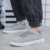 Men's White Casual Sneakers 2023 Autumn Vulcanized Shoes Boys Tenis Sport Shoes Male Sneakers Soft Sole Men Walking