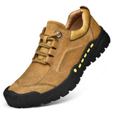 Leather Shoes Men lace up Casual Sneakers outdoor Soft cow Leather Men Shoes Moccasins Tooling Shoes men