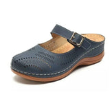 Breakj Hollow Bag Head Half Slippers Casual Outside Wearing New Summer Anti-Slip Soft-Soled Women's Shoes Retro Wind Flat-Soled