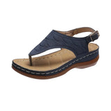 Breakj Sandals Women 2025 Large-Size Women's Word Slippers Slope And Casual Clip Women's Cool