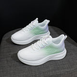 Breakj 2025 New Korean Version Breathable Flying Weaver Female Shoes Ins Tide Students Running Sports Shoes Casual Shoes