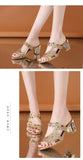 Women Cute Sweet Blue Crystal Peep Toe High Heel Shoes & Sandals Ladies Classic Summer High Heels Party Shoes