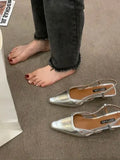 Sandals Woman Leather Suit Female Beige Shoes Lady 2024 Ankle Strap Shallow Mouth Cross Summer Heels Low-heeled Black New