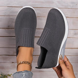 Breakj New Comfortable Shake Shoes Fly Woven Anti-Slip Soft Sole Mother Shoes Mesh Air Cushion Sports Women's