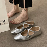 Sandals Woman Leather Suit Female Beige Shoes Lady 2024 Ankle Strap Shallow Mouth Cross Summer Heels Low-heeled Black New