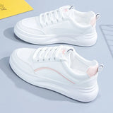 Breakj Version Of The Round Head With Small White Shoes 2025 New Casual Student Women Shoes In