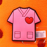 1pcs Band-aid PVC Shoe Charms Decorations Pins Chest X-ray Designer Shoes Buckle Accessories Badges Croc Accessory