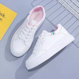 Breakj Small White Shoes Women In The Autumn Of 2025 New Korean Version Of The Solid Color Student Sneakers Trend Casual
