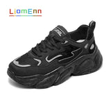 Women's Chunky Sneakers 2021 Platform Sports Shoes White Sneakers Vulcanized Casual Dad Shoes Tennis Female
