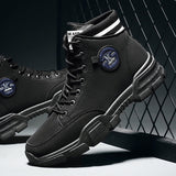 Winter New Men's Boot Men's Shoes Boots Comfortable Hight-Top Boots Fashion Trendy Lace-up Casual Men's Worker