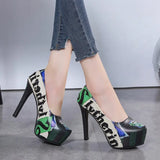 Women's Shoes 2023 High Quality Pumps Autumn Fashion One Pedal Women's High Heels Pointed Toe Shallow Ladies Dress Thin