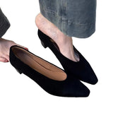 Breakj New One-Legged Single-Shoe Women's Large-Size High-Heeled High-Heeled Shoes Tip Simple Match Women's