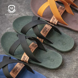 Wear Latex Slippers Black Soft Flip Flops X Stripes Casual Summer Male Chaussures Slides
