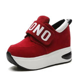 New Deep Mouth Single Shoes Women's Shoes Increase The Magic Sticky Fashion Shoes Flat Shoes