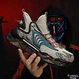Men Sneakers Platform Men Casual Shoes Hollow Net Tennis Luxury Shoes Fashion Running Walking Shoes For Men Big Size