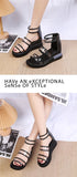 Drop Shipping 2022 New Summer PVC Sandals Platform Women Chunky Heel Outside Feet Shoes Summer Back Zipper High