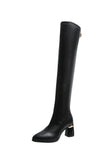Women Winter Boots Warm and Comfortable Non-slip Waterproof Long Boots Fashion Womans High Heel Boots Zapatos De Mujer
