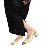 Thick With Late Night Gentle Baotou Sandals Fairy Shoes 2024 New Spring And Summer Temperament Small Fragrant Wind Single