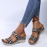 Summer Women's Sandals Fashion Serpentine Platform Fish Mouth Open Toe Slipper for Woman Outdoor Wedges Comfortable