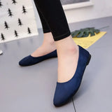 Breakj Code 2025 New Large-Size Single-Shoe Korean Version Of Soft Soles Of The Women's Shoes Flat-Soled Women's Bean